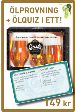 Ölprovning + ölquiz i ett.